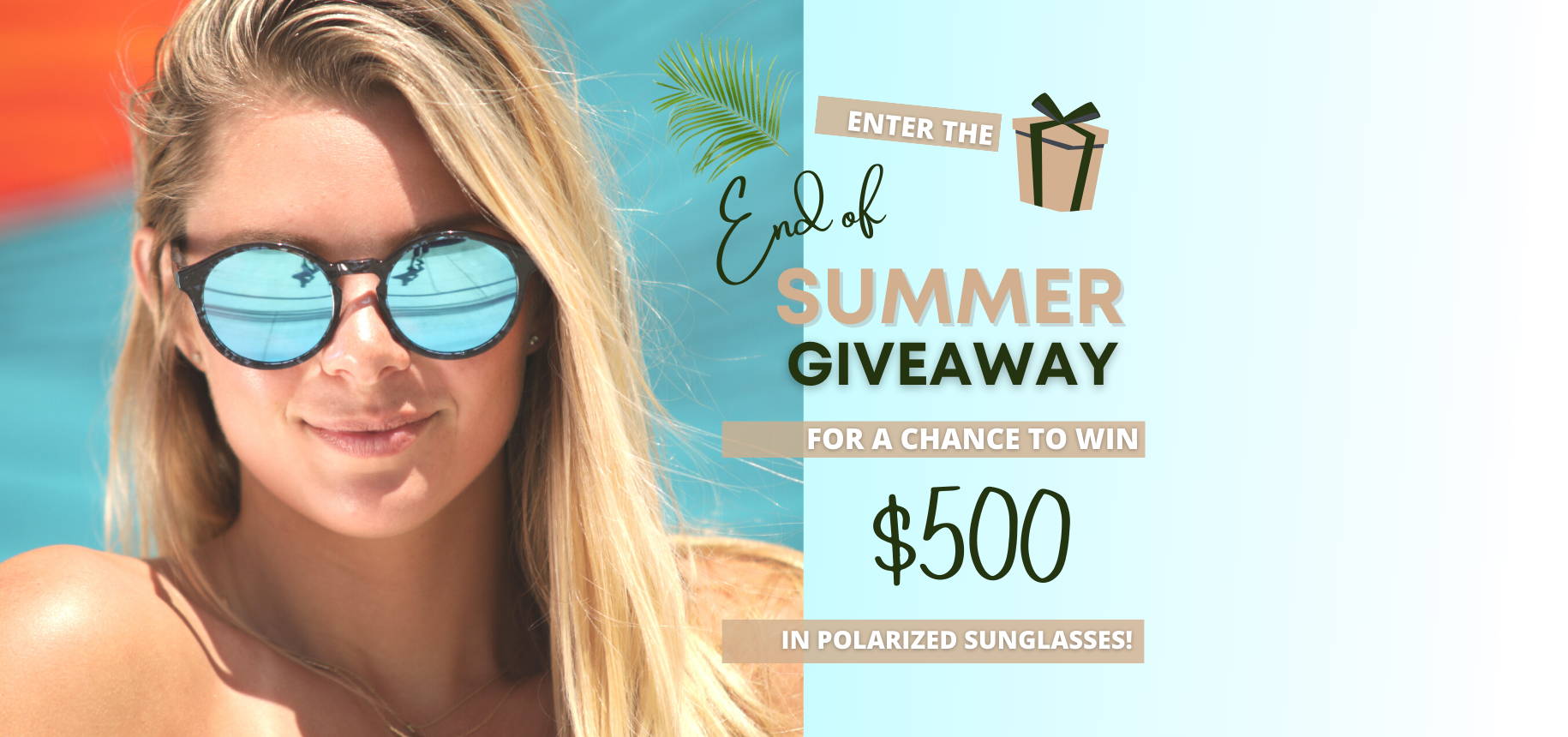 Sunglasses giveaway hotsell